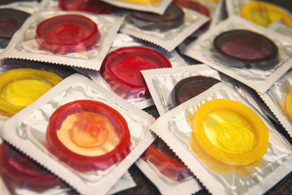 Kondome für Gesundheitsvorsorge für Darsteller
